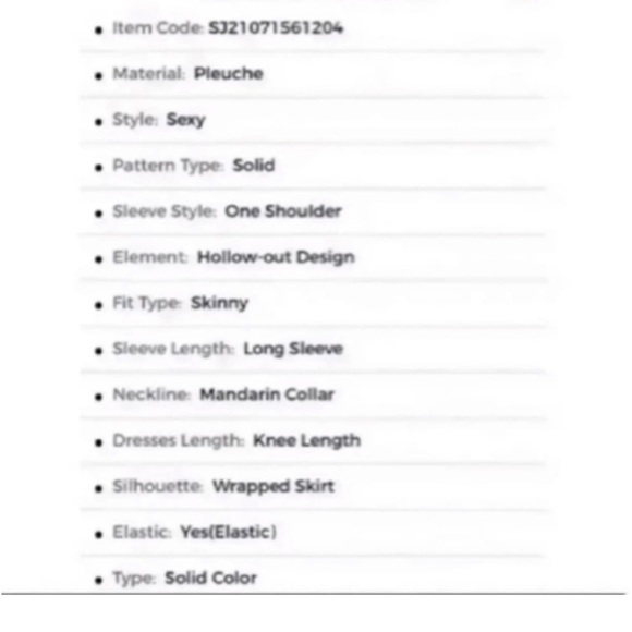 VELVET ONE SHOULDER BODY CON DRESS - Picture 7 of 7